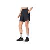Li Ning Fitness Series Einfarbige Atmungsaktive Vielseitige Fünf-Punkt-Sportshorts für Damen Schwarz AKSV442-1