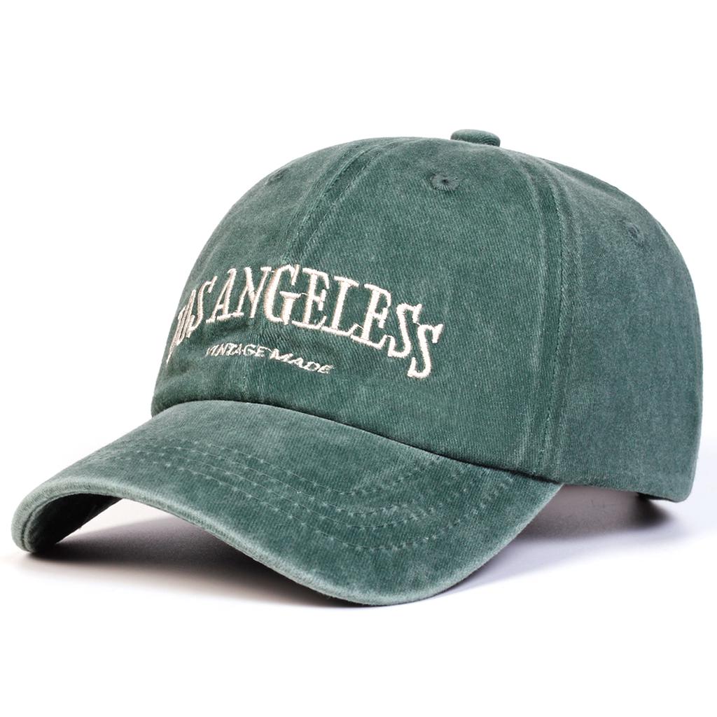 Men Letter Embroidered Wash Baseball Cap Vintage Hat Outdoor Adjustable Sunscreen Leisure Hat Spring Autumn Travel Tourism Beach Vacation