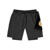 Nike X MMW SS22 Kollaboration Einfarbig Gerade Bein Shorts Mit Integriertem Gürtel Herren Unterteile Schwarz DD9439-010