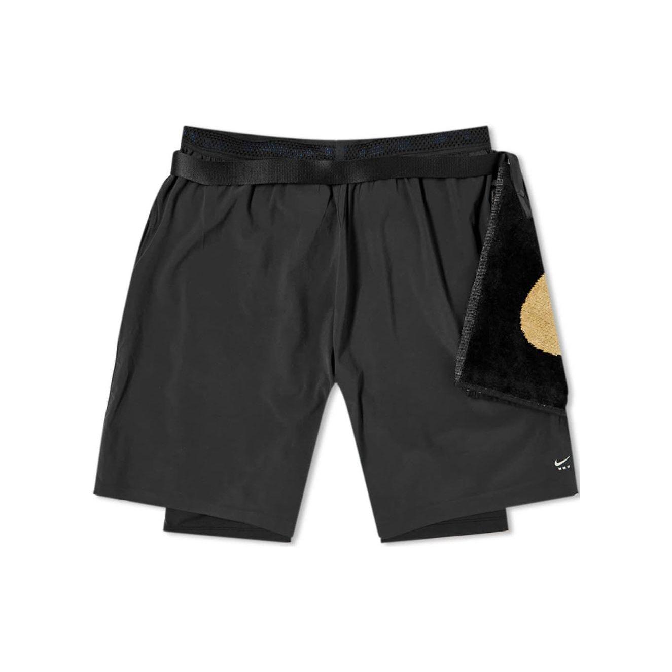 Мужские шорты прямого кроя Nike x MMW SS22 Collaboration Pure Color со встроенным ремнем — фото 2