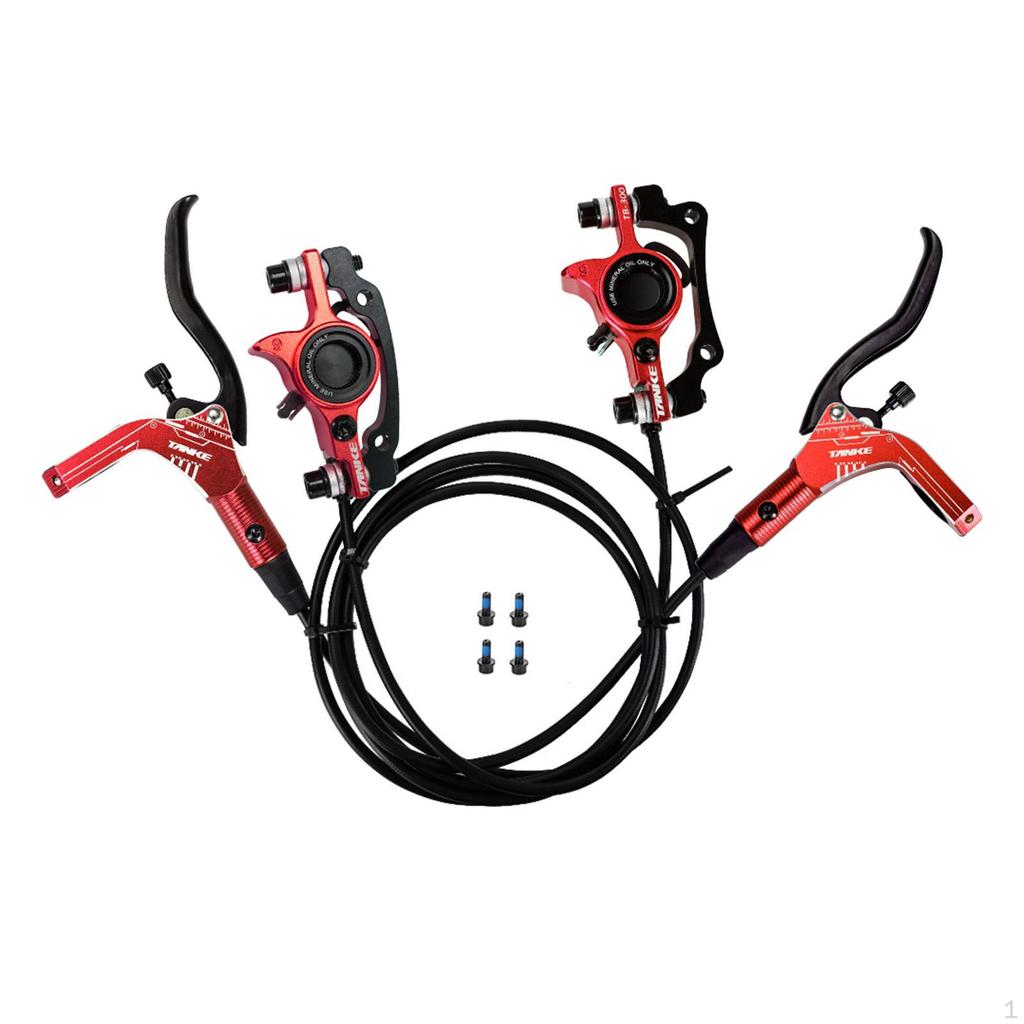 Kit freni a disco idraulici con rotore da 160 mm, anteriore sinistro da 800 mm, posteriore destro da 1400 mm, alluminio