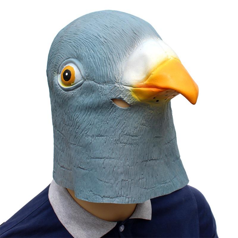 Halloween Masks Holiday Prom Party Supplies Animal Latex Masks Dove Headgear