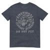 Emotionaler Unterstützungs-Ehemann Nicht streicheln Lustiger Affe Lustiges Meme T-Shirt