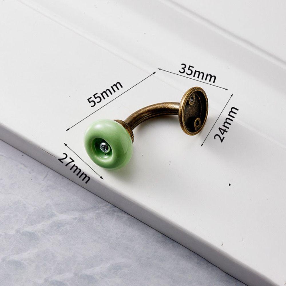 

Легко установить Ретро настенный крючок Цинк Цинк Цинковый сплав Ванная Комната Вешалка для одежды Одежда и Шляпы green-small size