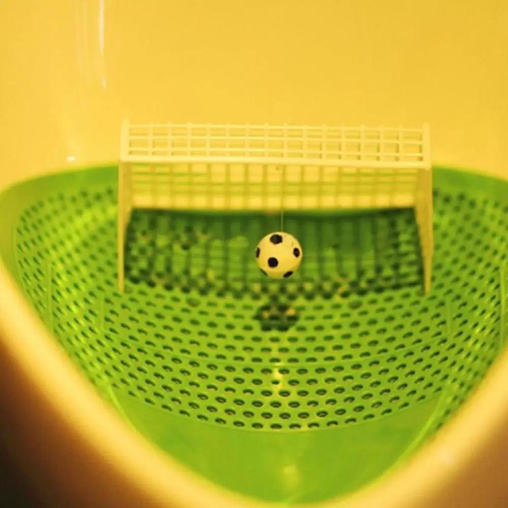 

1PC Football Soccer Shooting Mat Bathroom Accessories Hotel For Toilet Deodorising Urinal Mat Style Screens Home Goal зелений