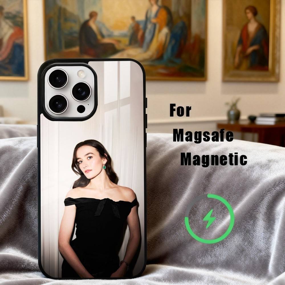 Beautiful S-Sarah P-Pidgeon Actress Phone Case For iPhone17,16,15,14,13,12,11 Plus,For Magnetic Wireless Charge Cover