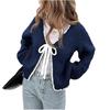 Women's Autumn/Winter Loose Tie-Up Knit Cardigan - Long Sleeve Sweater Top