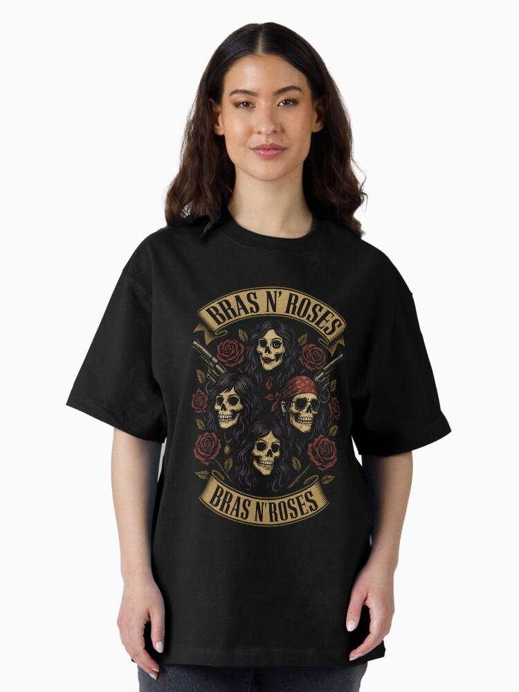 Guns N' Roses Bras n roses all female guns n roses tribute Oversized T-Shirt