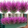 Resistant Artificial Lavender Flowers Perfect For Garden, Porch, And Window Box Decorations