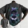 Oversized Demon Slayer Anime Printed Men and Women Tshirt Couple Street Fashion Casual Parent Child Top Summer Harajuku Y2K