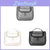 Travel Makeup Bag With Mesh Material For Portable Organization And Waterproof Storage