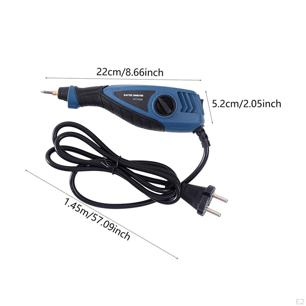 Electric Engraving Pen 25W Handheld Engraver for Ceramic Wood DIY Crafts