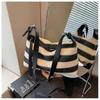 IELGY Ladies Messenger Bag Woven Fashion Vacation Shoulder Large Capacity Straw Bag