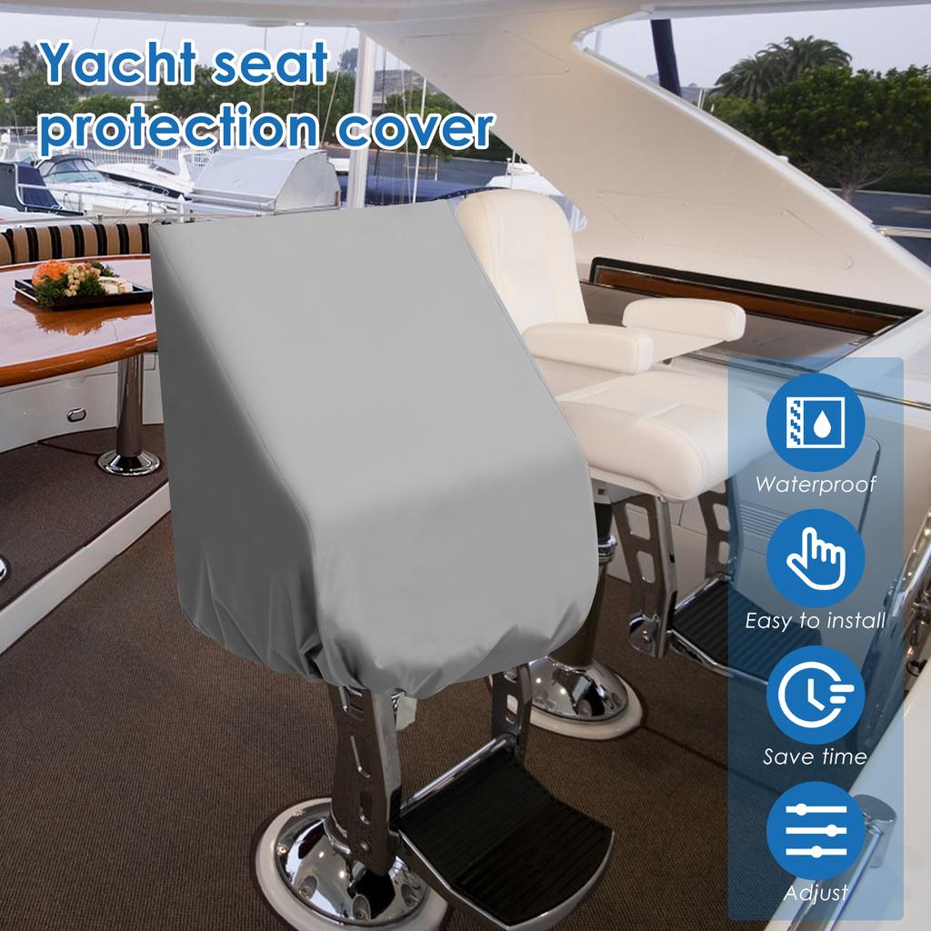 Universal Boat Seat Cover Waterproof Outdoor Foldable Oxford Fabric Yacht Chair Sleeve Protective Cover Commonly Windproof