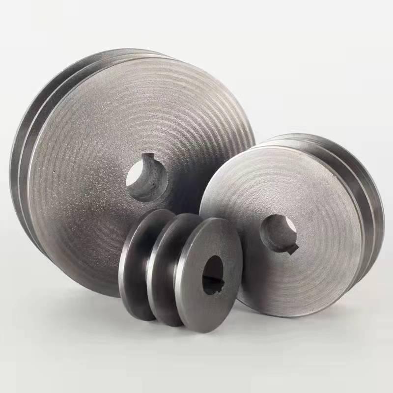 Gusseiserne Doppelnut-Riemenscheibe für Motor-Keilriemen, 60-100 mm, Typ A/B