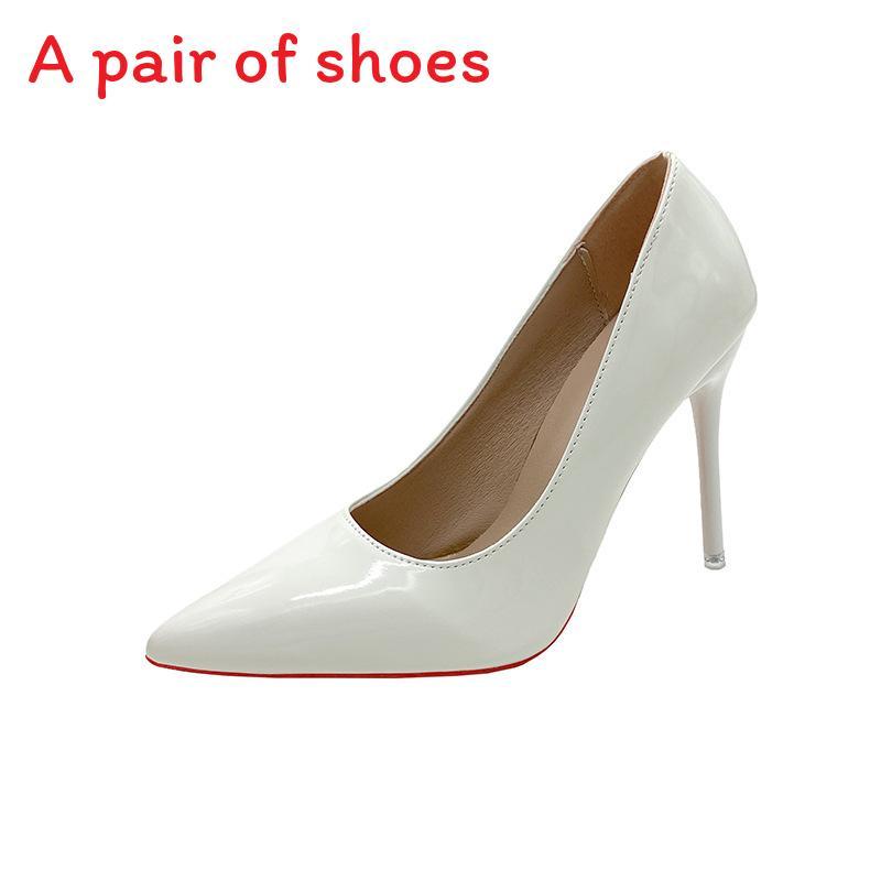 Elegant Pu Leather Pointed Toe High Heels For Womens Office And Formal Events