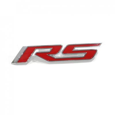 OEM NEW 10-24 Camaro Front Bumper Grille RS Emblem Nameplate Red Chrome 92225496