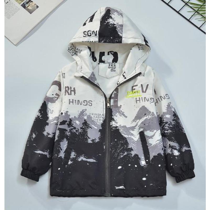 

Boys Spring Autumn Rushing Jacket Casual Children s Light Round Neck Jacket 110cm