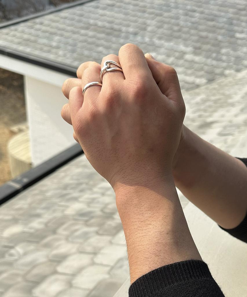 Verte [Mens][925 Silver] Cinq.Silver.50 / Nubble Ring