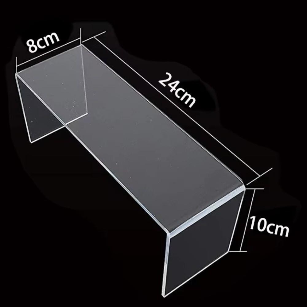 Stackable Structure Figurine Display Stand Transparent Acrylic Doll Display Stand Makeup Organizer