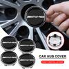 4pcs AMG Emblem Car Rim Cover Decal Tire Wheel Center Hub Cap Sticker for Mercedes Benz AMG C300 A/B/C/E/S Class W203 W204 W20