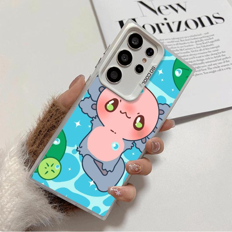

Axolotl Cartoon Cute Soft Phone Case for Samsung Galaxy S24 S25 FE S26 Edge S23 Ultra S22 Plus S21 + Shockproof Cover Back Shell Samsung S22 Plus