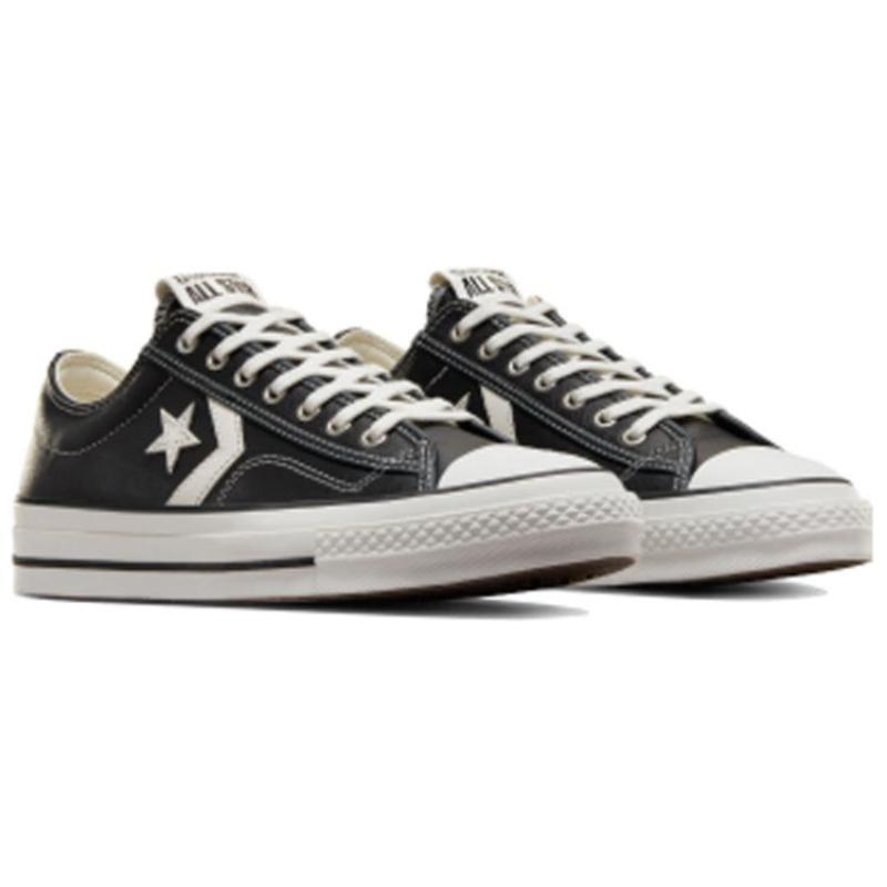 Converse Star Player 76 Retro Non-Slip Abrasion Resistant Low-Top Board Shoes Unisex Black