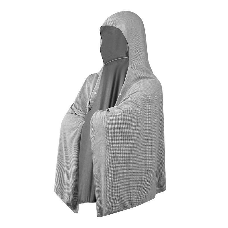 Ice Cool Beach Poncho Cover Up, Quick Dry Super Absorbent Oversized Hooded Towel Wrap For Swimming Beach Pool Travel