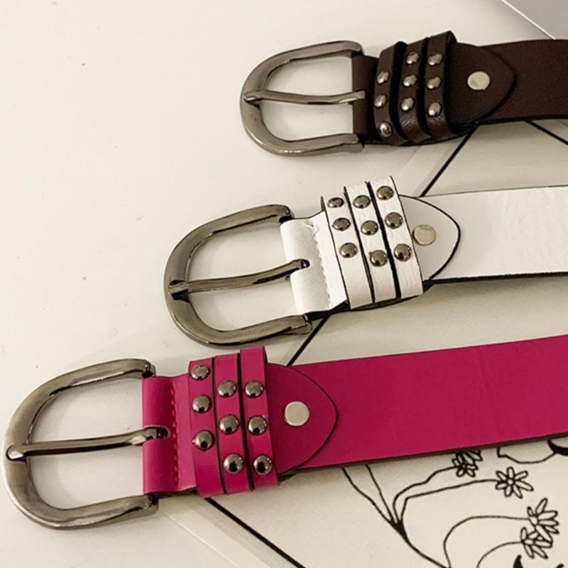 PU Waist Belts with Adjustable Pin Buckle Thin Adjustable Waist Belt Universal Woman Dresses Skirt Coat Waistband