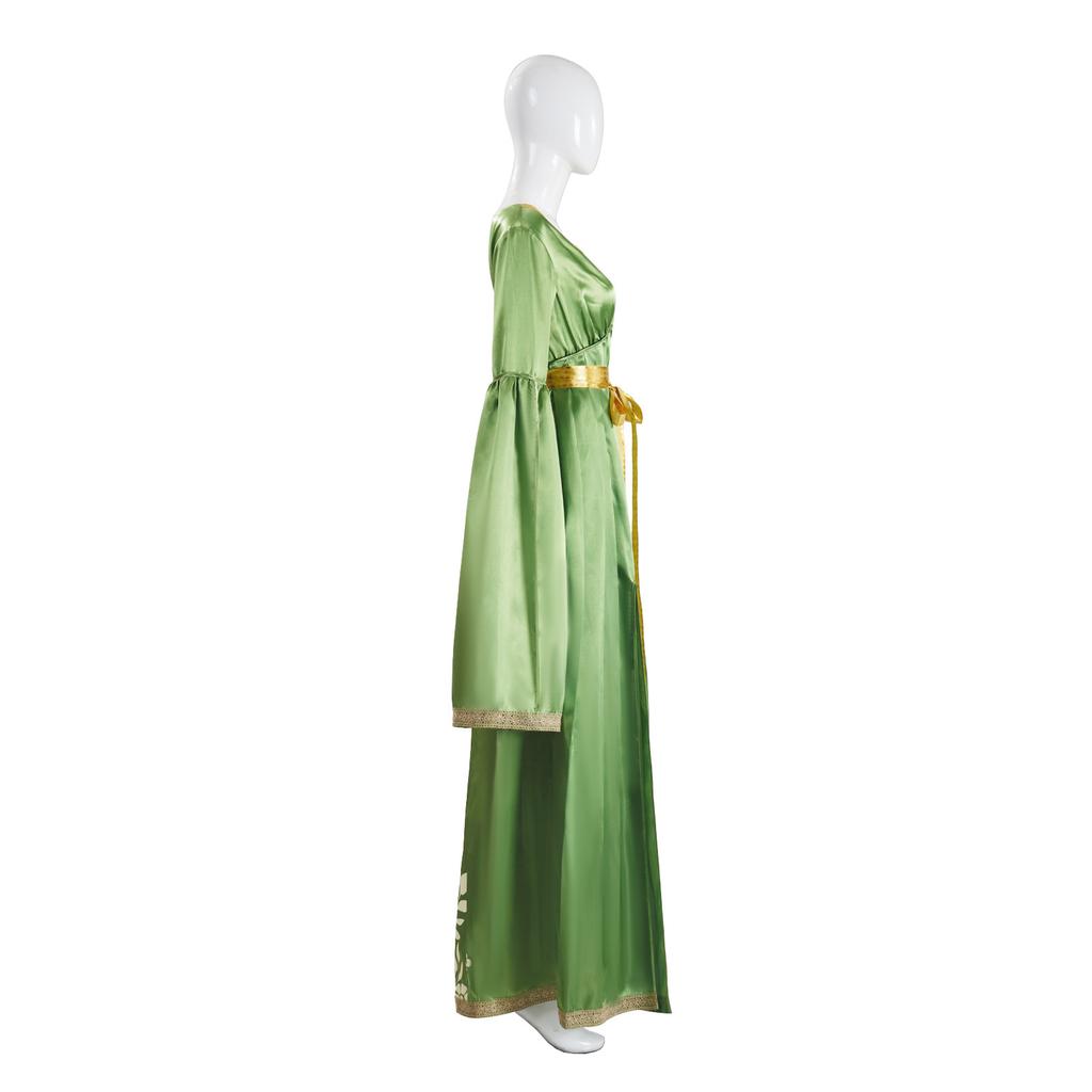 Cosplay Star Wars Leia cos suit Princess Leia green dress suit movie character stage suit C suit