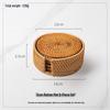 Vietnamese Rattan Tea Coaster Set: Autumn-Inspired Insulating Mats for Tea Ceremony and Kung Fu Tea Set Accessories