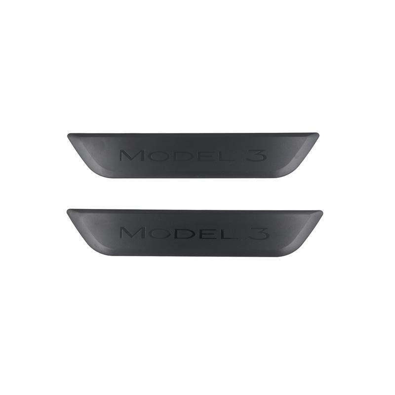 Rear Door Sill for Tesla Model 3 Y Decoration Wrap Cover ABS Welcome Pedal Stickers Protection Strip Car Accessories 2017-2025