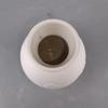 Creative Ceramic Relief Flower Pure White Vase High-End Flower Arrangement Living Room Ornament Simple Ceramic Crafts