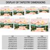 1Pc Grassland Landscape Printed Tapestry Living Room Background Wall Art Decoration Multi Size Space Pendant