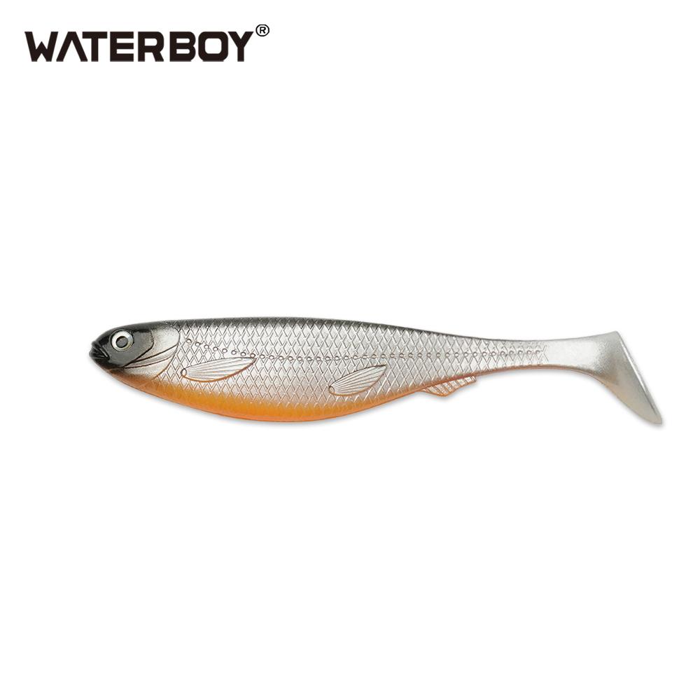 WATERBOY OEM Soft Bait Facotry 12.5cm 15cm 20cm Big Shads PVC Material T Tail Softbaits Fishing Soft Lure