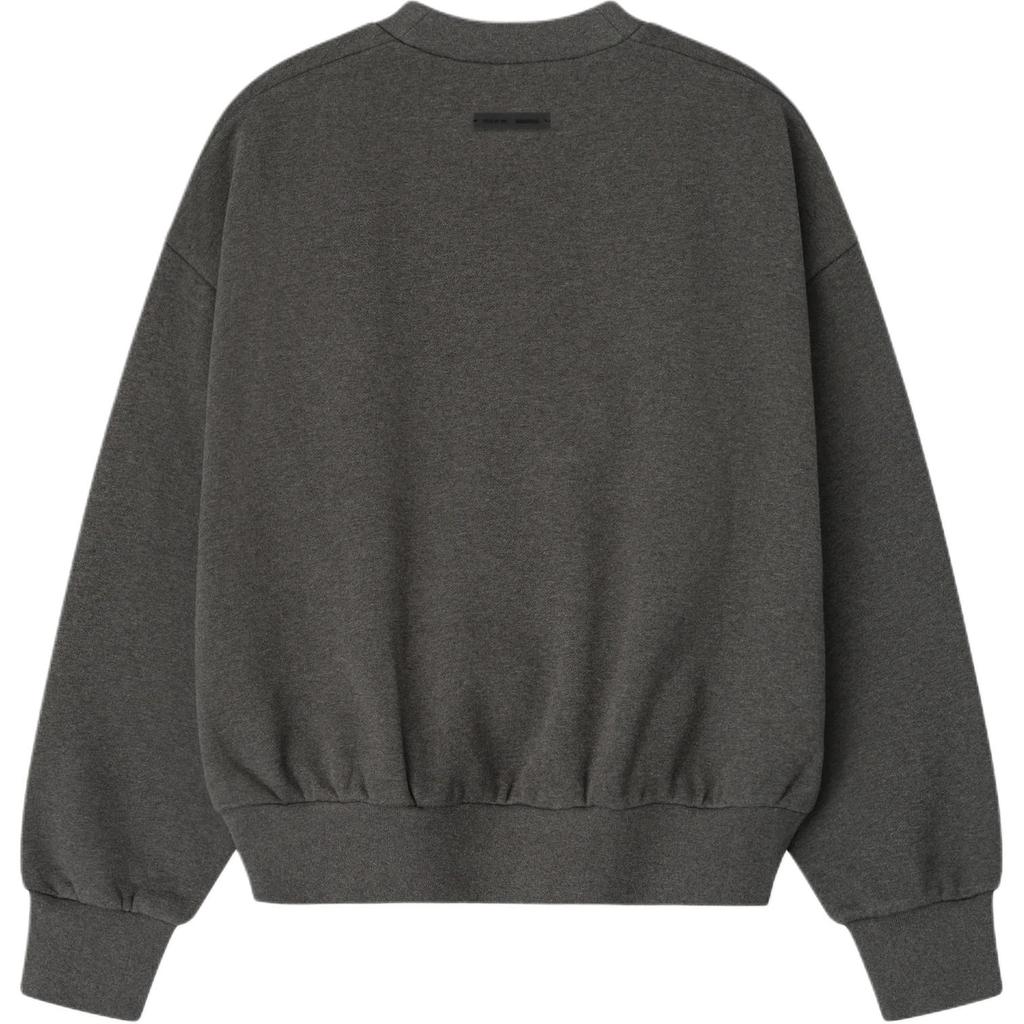 Fear of God Essentials Embossed Classic Crewneck Sweatshirt Charcoal Heather Men Tops Grey 192HO256551F