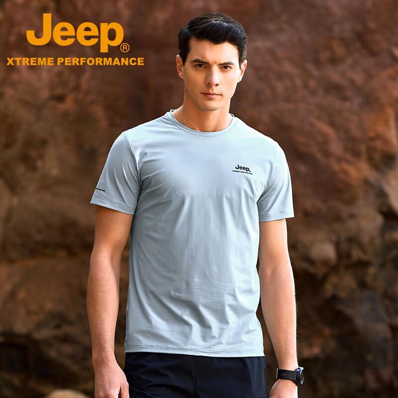 JEEP Men s Ice-Cool Quick-Dry Short Sleeve T-Shirt 2XL