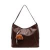 Vintage Bag Women's 2025 New High-End Maillard Shoulder Bag Large Capacity Tote Bag Commuter Crossbody Bag
