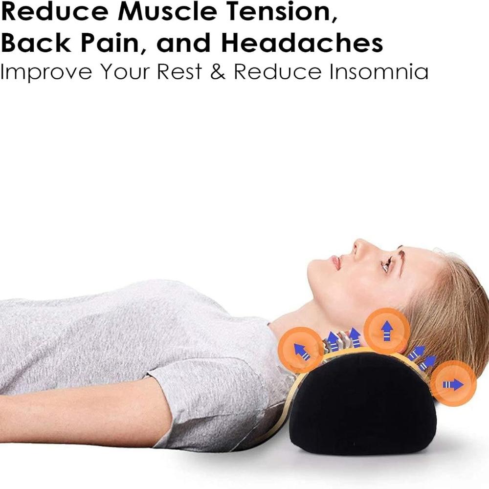Akupressurmatte Kissen zur beruhigenden Entspannung und Massage, Linderung von Rückenschmerzen, Kopfschmerzen, Nackenschmerzen, Stress und Schlafstörungen zu Hause