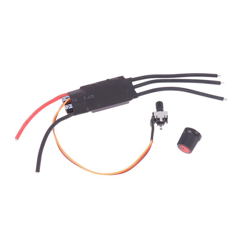 DC 6,5V-27V Bldc 3-fázový bezkomutátorový ovladač motoru Hallless DC motor Drive deskový ovladač rychlosti s potenciometrem