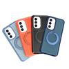 Applicable to Samsung A57 acrylic three anti-magnetic bracket, mobile phone case A37 magnetic suction A17 anti-drop A56 protective case