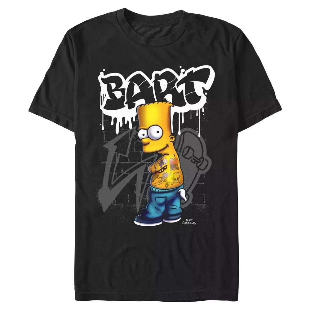 The Simpsons Bart Tattoo Brick Paint T Shirt, S-5XL 2XL