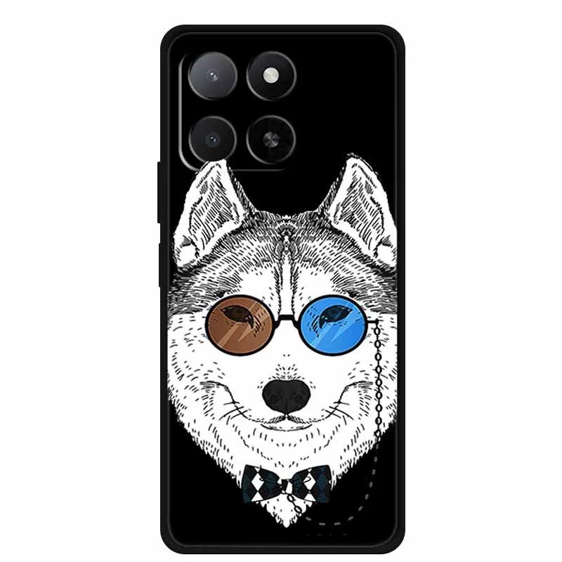 For Motorola G86 G56 Phone Case G 86 G 56 Coque Black Silicone Soft Back Cover For Motorola G86 Power Edge 60 60S Case Cartoon