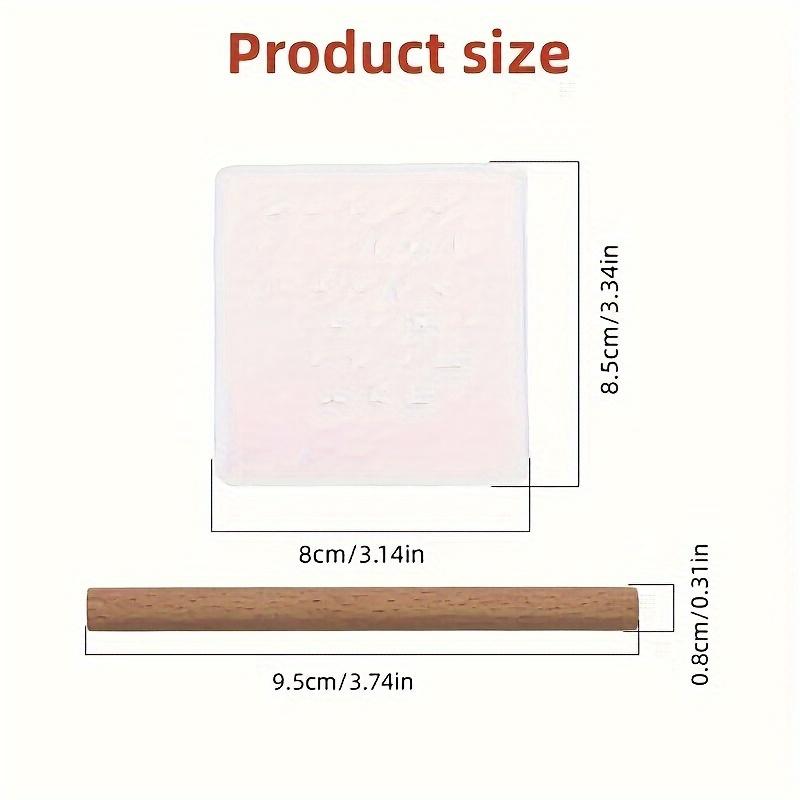 3pcs/set Creative Handmade Leather Printing, Transparent Alphanumeric Seals, Handmade Leather Goods Carving DIY Tools, Leather Engraving Printing Mold
