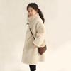 Girls' Long Faux Fur Winter Coat – Thick Plush Mink Velvet Lining