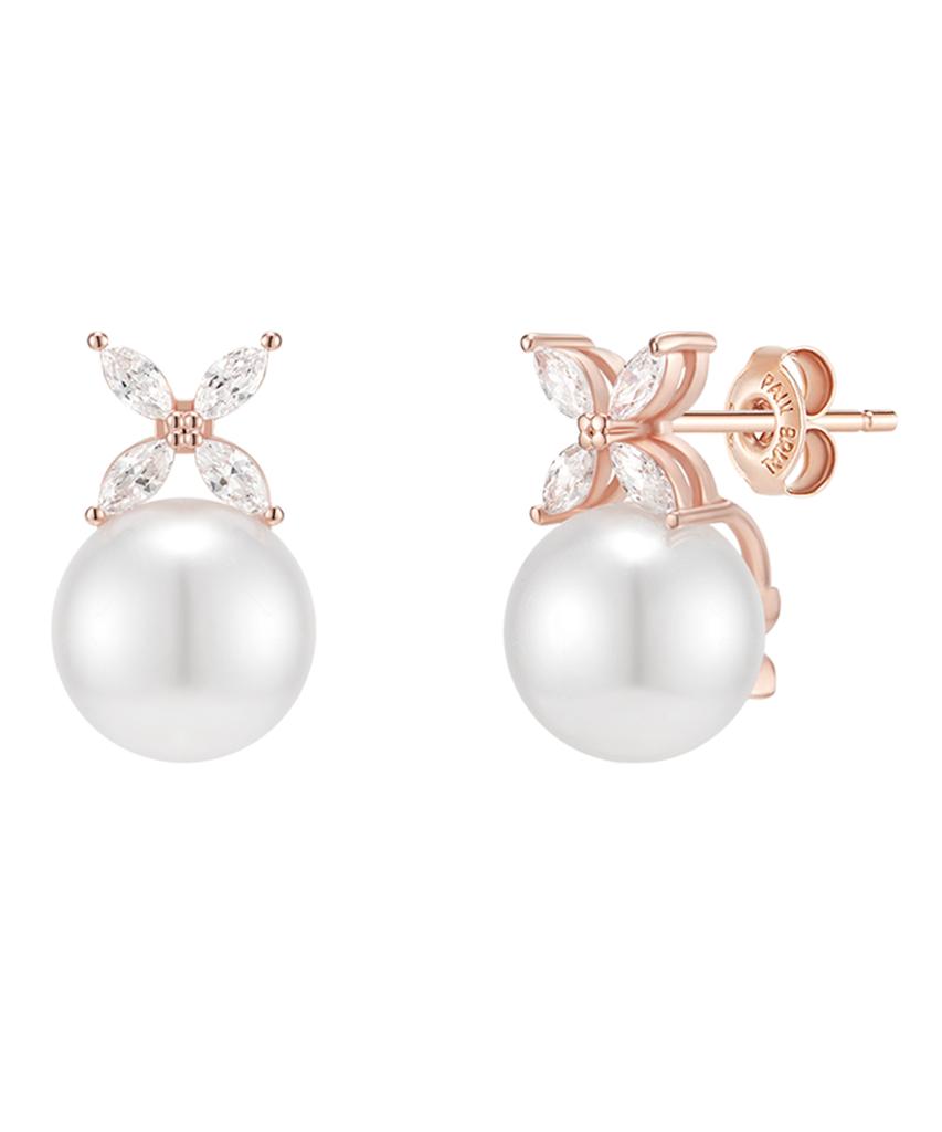 Paul Brial Pointed Pearl Earrings Pybe0278