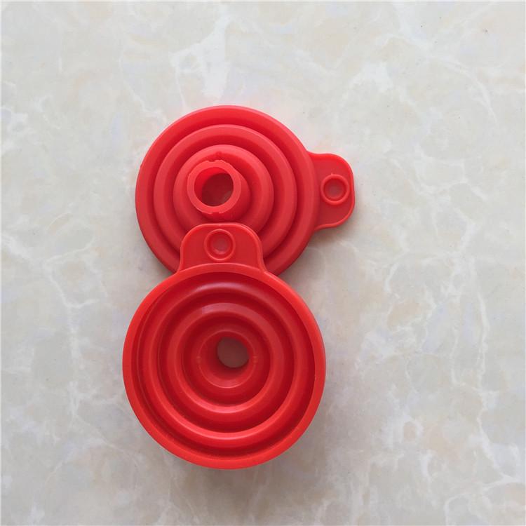 Small Round Mouth Silicone Folding Funnel Reusable Kitchen Daily Necessities Storage King