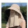 Summer Breathable Ponytail Hat – Solid Face Mask Cap – Lightweight & Sun Protection – Perfect for Outdoor Gardening Travel