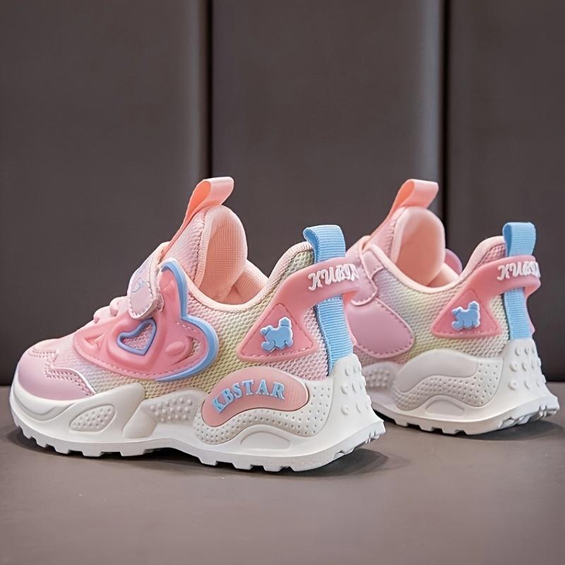 [New Girls Sports Shoes] Breathable Net Mesh Girls Sports Casual Shoes | Fashionable and Versatile Anti-slip New