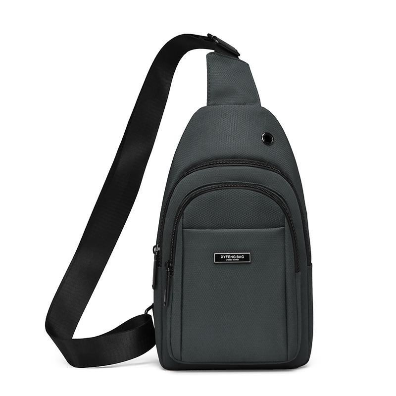 Men's Chest Bag Outdoor Shoulder Crossbody Bag Sports Mobile Phone Bag